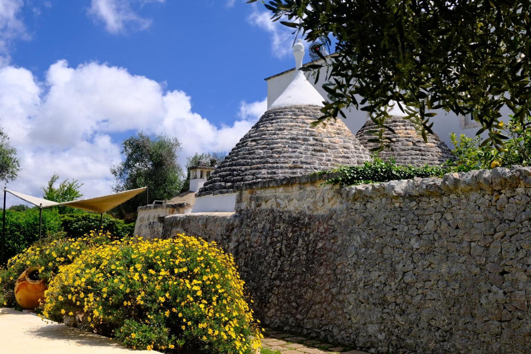 Terra Sessana Ville E Trullo Con Piscina Privata オストゥーニ エクステリア 写真